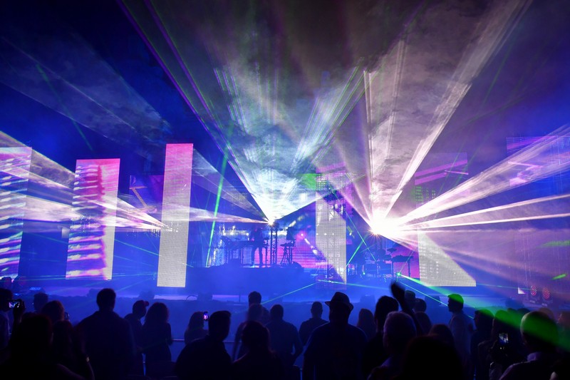 Jean Michel Jarre at Baalbeck Festival